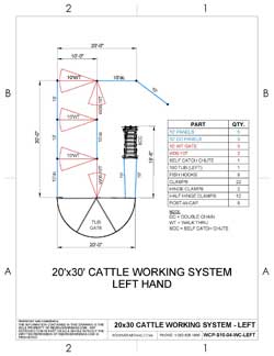 20'x30' Working System - Left Hand